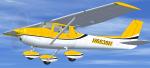 FSX Cessna 152  Yellow and White Textures